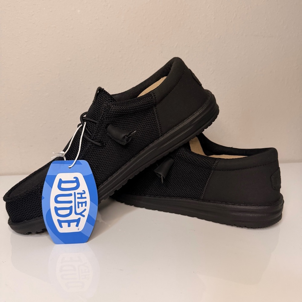 Hey Dude Men's Black Loafers - Picture 7 of 10